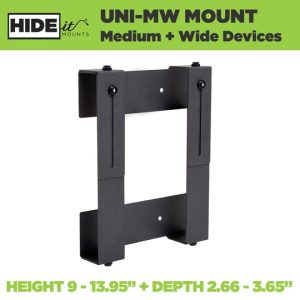 HIDEit Uni-MW Wall Mount - showing wall mount alone with no device.