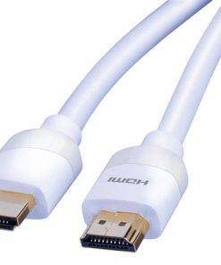Pro Series High Speed HDMI® Cables with Ethernet in white showing HDMI connections at the end of each cable.