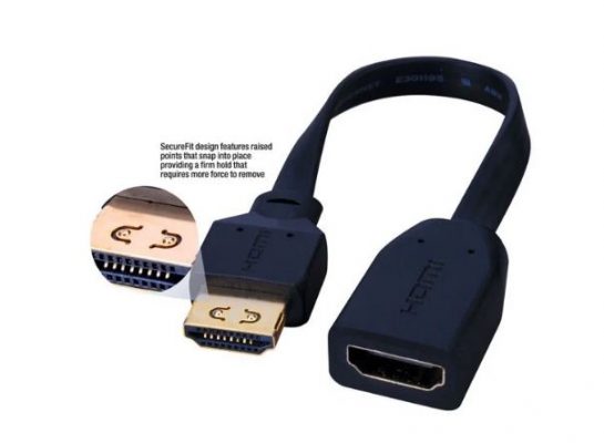 SecureFit Ultimate HDMI Adapter showing both ends of cable