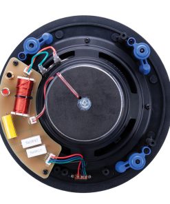 Beale Street Basics IC6-BSC in-ceiling speaker with back view showing components of the speaker.