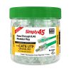 Simply45 Cat6 Unshielded Pass-Through RJ45 - Tub showing green lid.