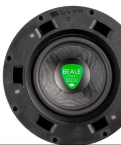 Beale Street Audio In-ceiling subwoofer ICS6-MB - showed from the front.