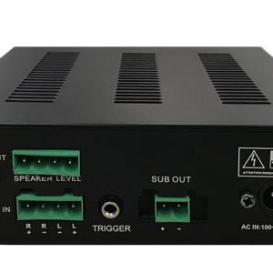 Beale Street A100 Subwoofer Amplifier (A120) - showing back of unit and connections