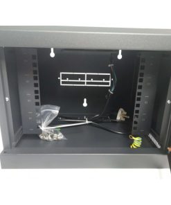 All-Rack 4U SOHO Cabinet showing inside of cabinet.