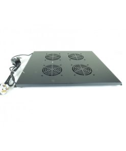 All-Rack 4 Way Thermostatic Roof Mount Fan - showing panel with plug.