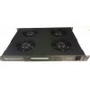All-Rack 4 way Thermostatically controlled Rack mount fan - black