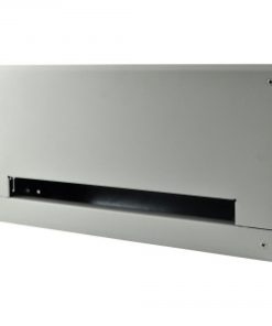 FSR PWB-253 Flat Screen Wall Box with cover (white) shown at an angle