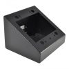 FSR Desktop Mounting Box - single gang version - view from the side showing shape of box