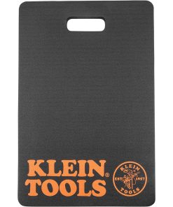 KLEIN TOOLS Tradesman Pro Standard Kneeling Pad top view showing built in handle and Klein tools logo printed on it