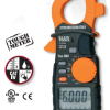 Klein Tools 600A Clamp Meter front viiew showing meter, dial options and display