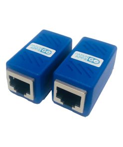 Patch App and Go Patch Lead test kit - pair of RJ45 connectors sitting side by side