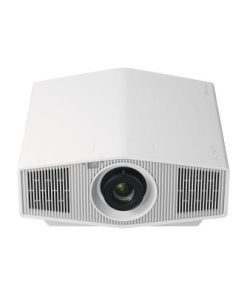 Sony VPL-XW5000 Projector unit in white - view of front of unit showing lens and top of unit