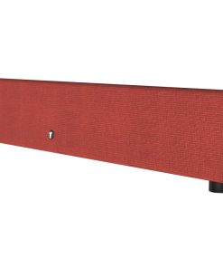 AUDIMAXIM Wireless Soundbar BT330 in red - showing front view of unit on stand