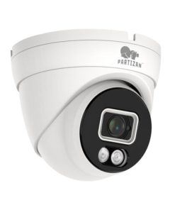 Partizan 8.0MP (4K) I0P camera IPD-5SP-IR 4K Full Colour SH - showing camera unit with lens and sensors - white finish