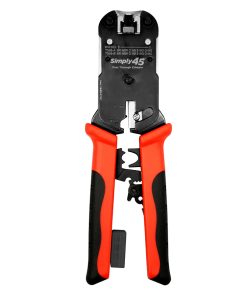 Simply45® ProSeries All-In-One RJ45 Crimp Tool - side view of tool showing main features