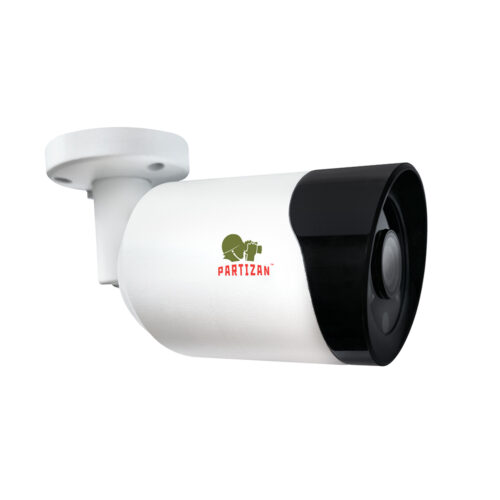 Partizan 5.0MP IP camera (IPO-5SP Full Colour 1.1 Cloud) - showing camera unit viewed from the side.