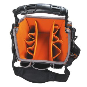 Tool Bag, Tradesman Pro™ Tool Tote - view of bag from above showing the various pockets inside.