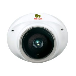 Partizan 5.0MP IP Starlight Camera (IPD-5SP VP Cloud 1.1) - showing unit and lens from the front.