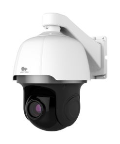 Partizan 5.0MP IP PTZ Varifocal camera (IPS-230X-IR Starlight SH) showing unit and lends from the front at an angle.
