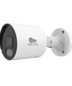 Partizan 5.0MP IP Camera (IPO-5SP Full Colour SH) - showing camera unit from the side at an angle and lens