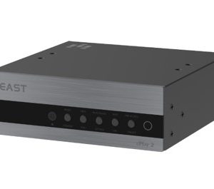 iEast ePlay2 Network Audio Streamer - showing unit from the front at a slight angle